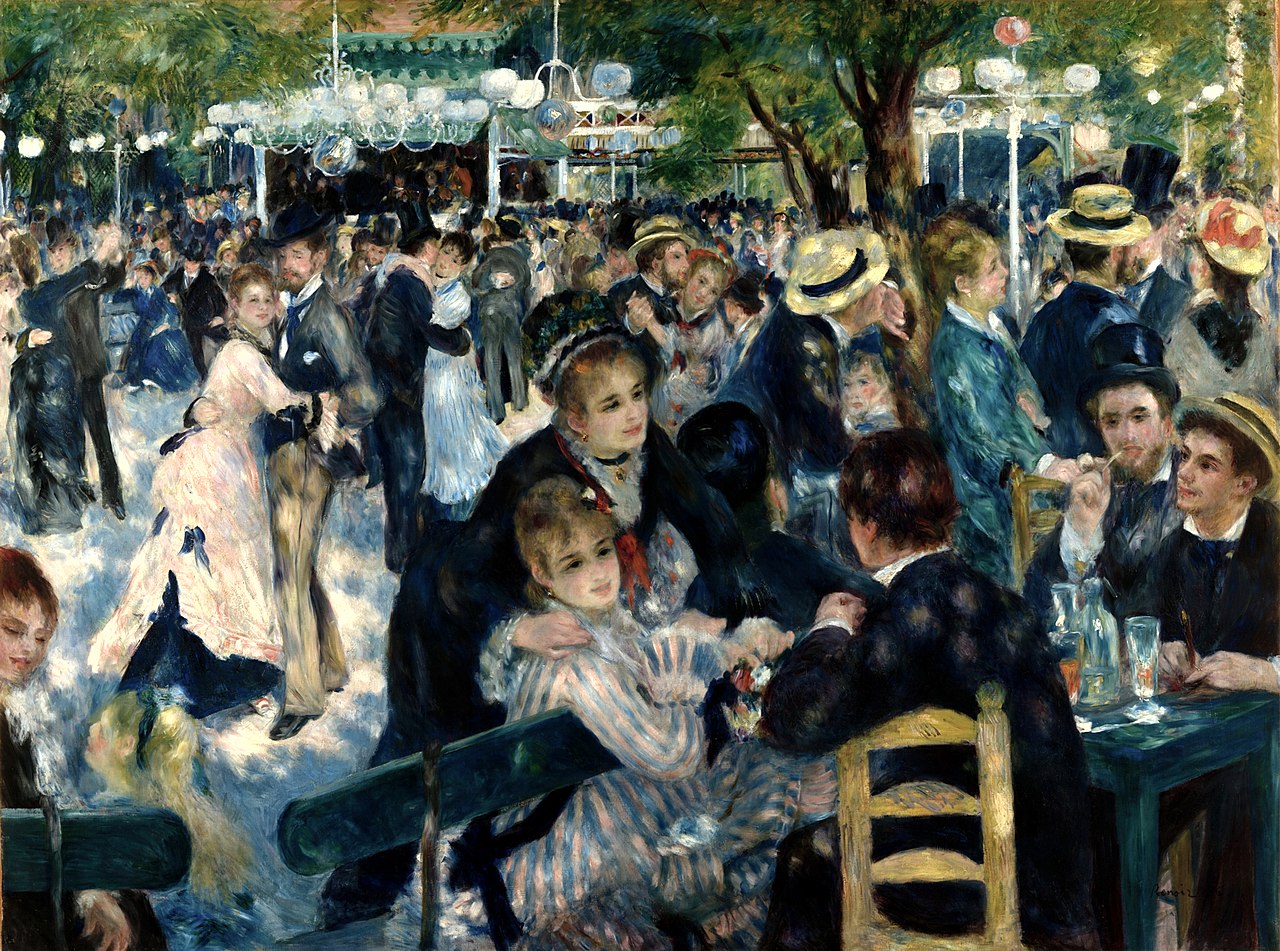 Auguste Renoir - Dance at Le Moulin de la Galette, From Wikimedia Commons