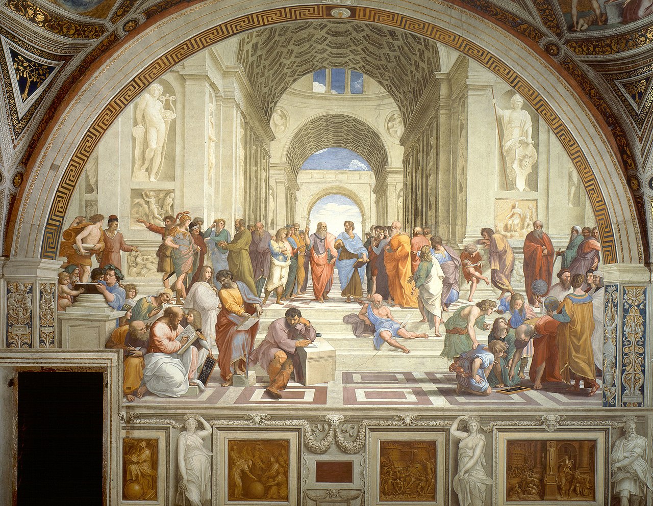 The School of Athens, by Raffaello, from Wikipedia
