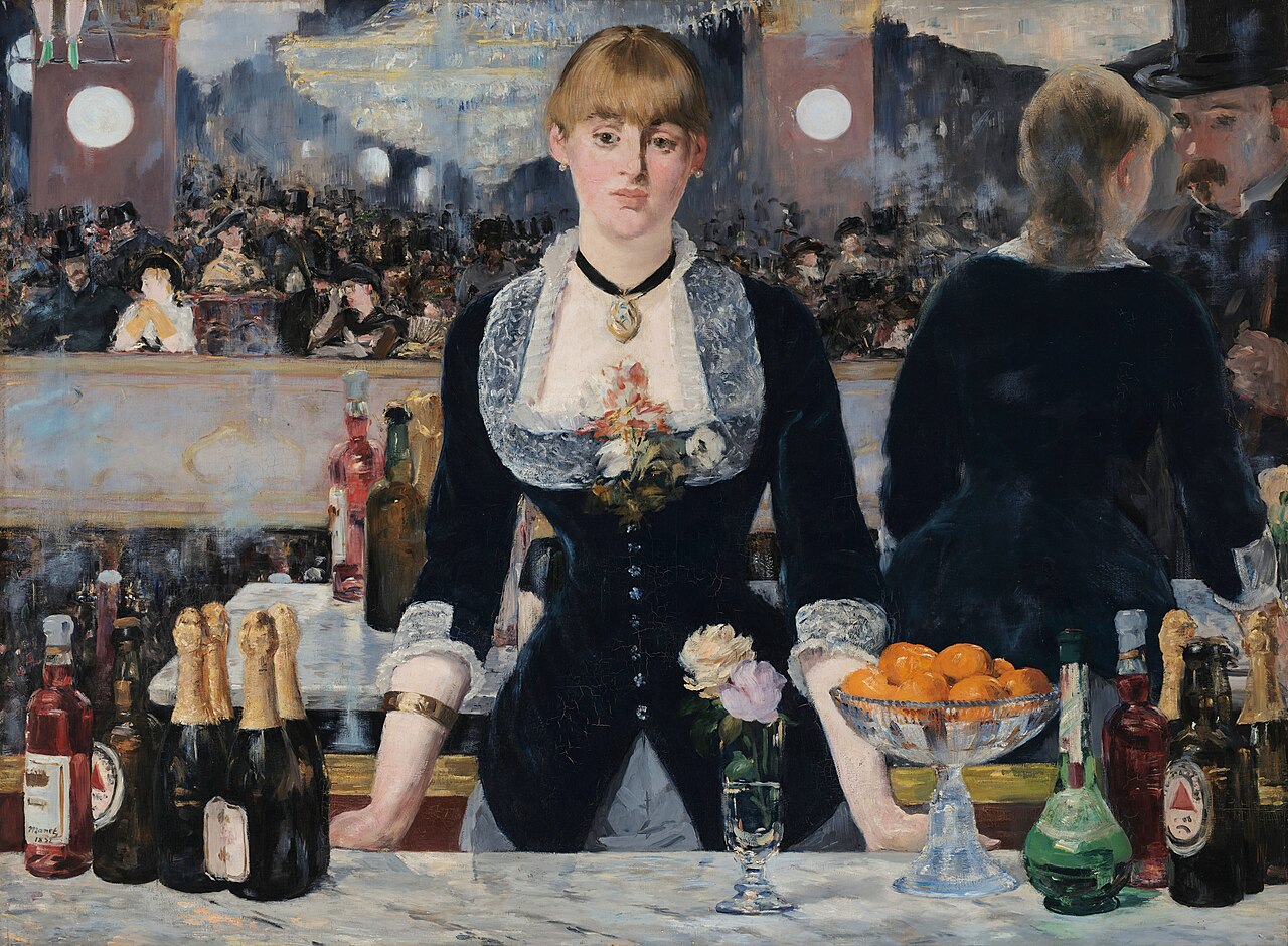 Un Bar aux Folies-Bergère by Édouard Manet, from Wikimedia Commons