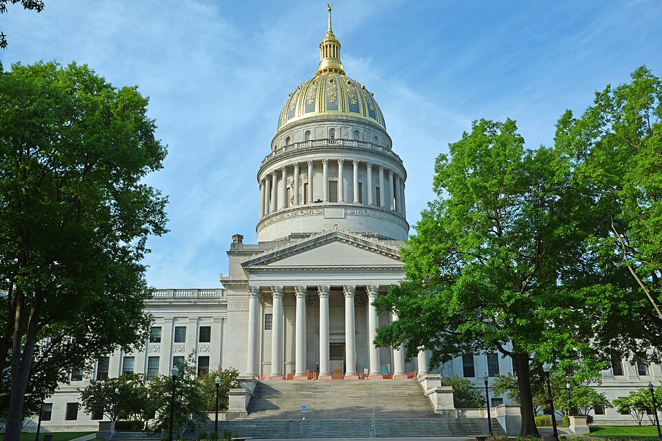 West Virginia State Capitol. Judson McCranie, CC BY-SA 3.0 , via Wikimedia Commons