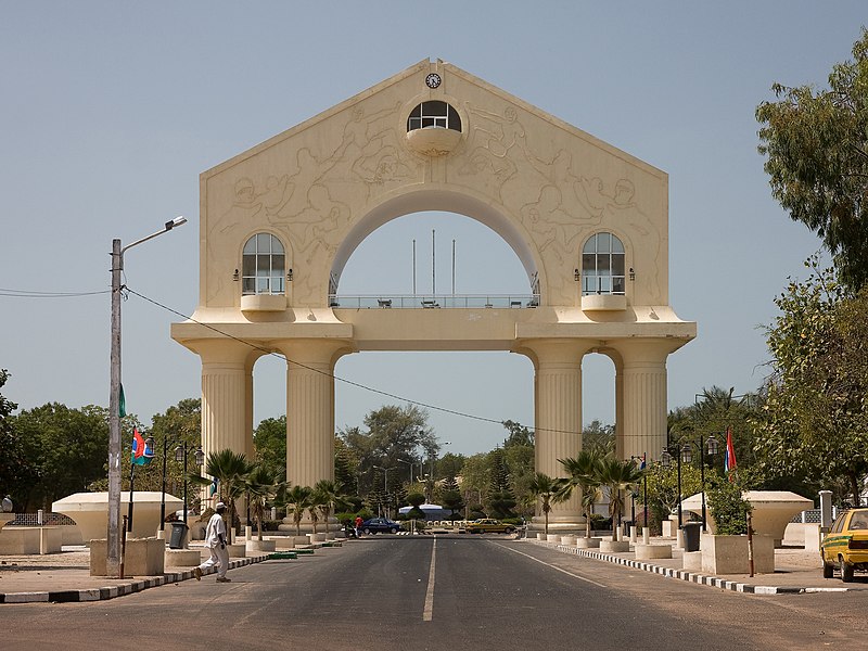 Gambia River landscape