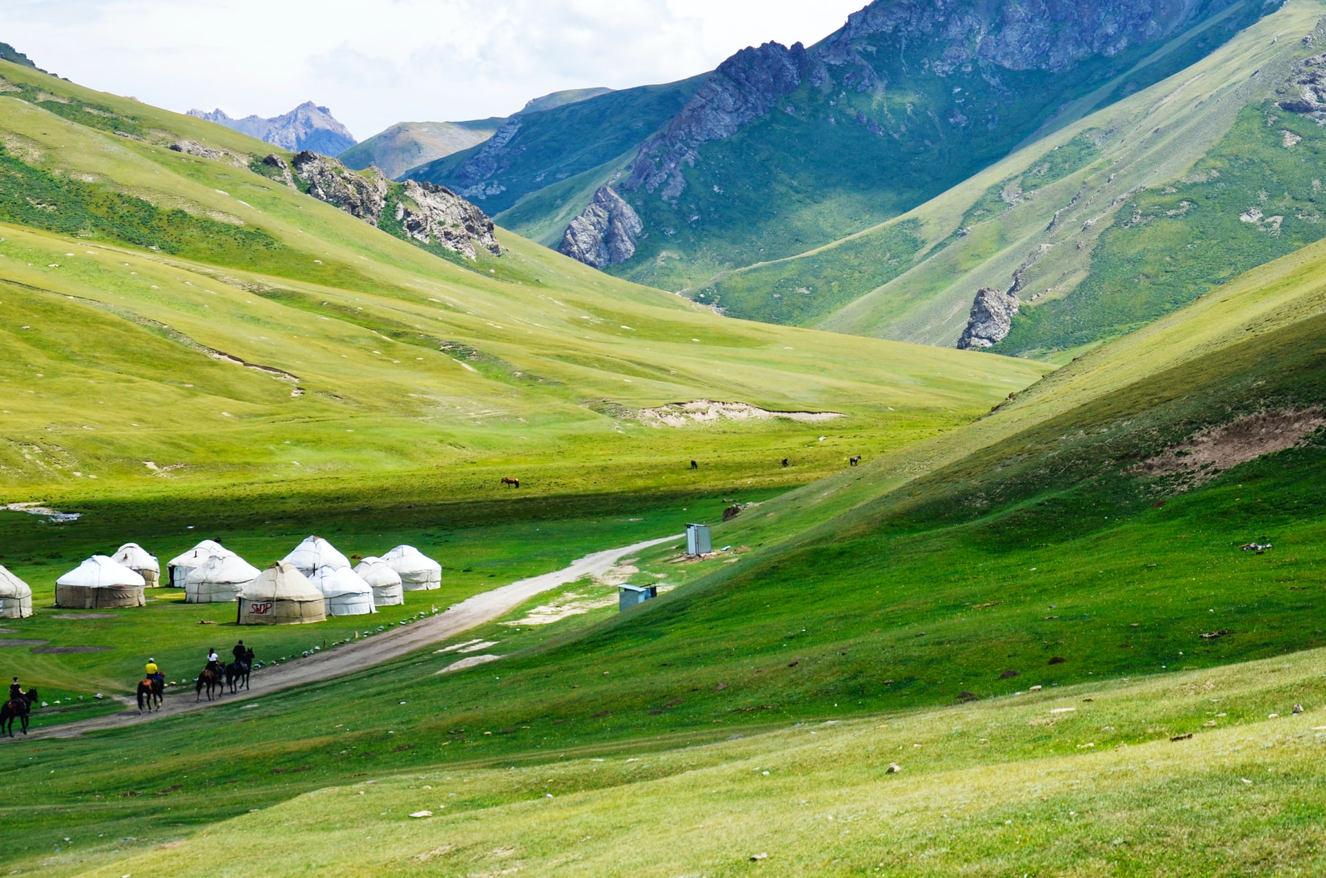 Kyrgyzstan Mountains and Yurts