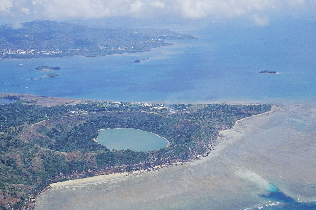 Mayotte lagoon and beach