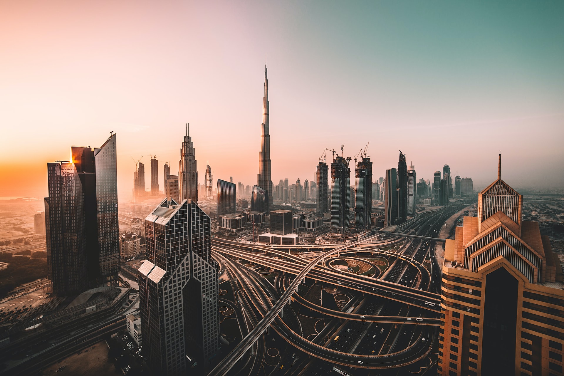 Dubai skyline Burj Khalifa